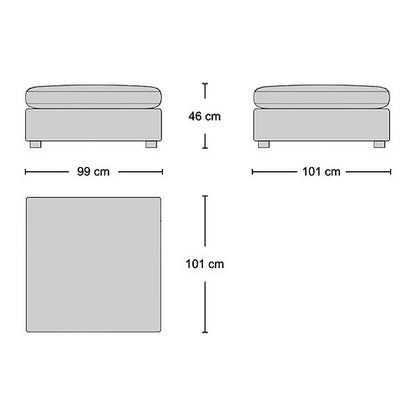 Cloud Ottoman Module