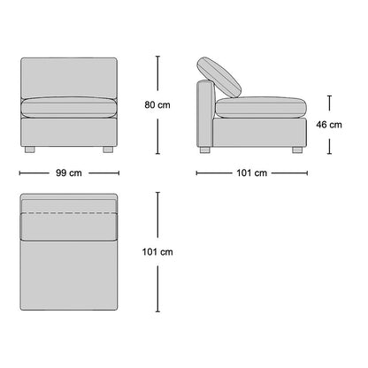 Cloud Armless Module