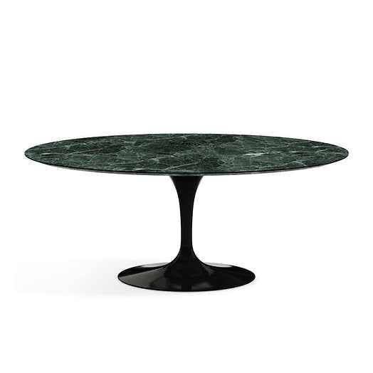 Oval Tulip Dining Table with Marble Top