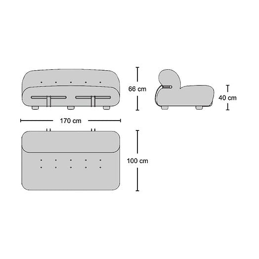 Milan 2-Seater Sofa