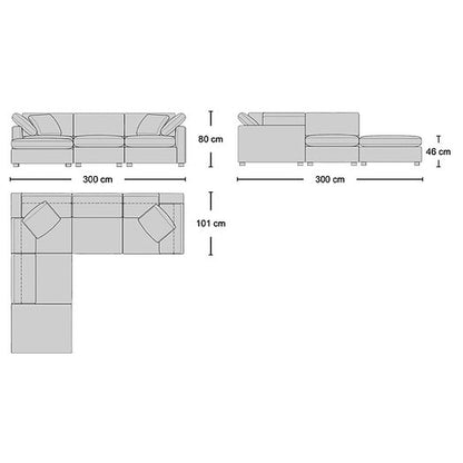 Cloud Modular Corner Sofa