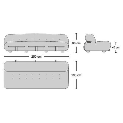 Milan 3-Seater Sofa