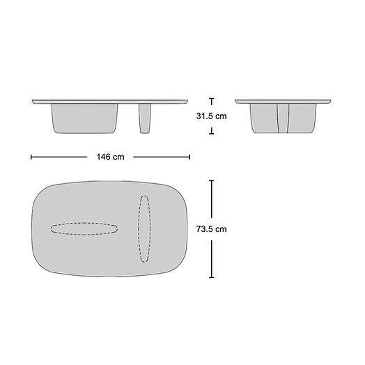 Tobishi Low Coffee Table