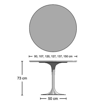 Oval Tulip Dining Table